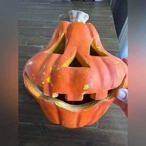 Vintage 1998 Halloween Jack O Lantern Pumpkin Light The Paper Magic Group Light